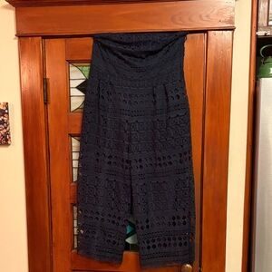 Women’s Size 14 NWT Navy Lace Strapless Jumpsuit